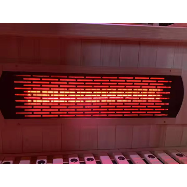 Infrared Sauna Cabin Built to Enhance Home Recovery, Multi-Zone Heating, Canadian Hemlock Wood, Digital Controls