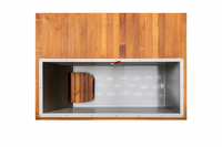 Cold Plunge Tub Designed for Daily Recovery, Cedar Cabinet, Stainless Steel Basin, Touchscreen Control