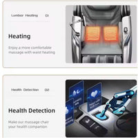Massage Chair Built for Ultimate Relaxation, AI Body Scanning, Zero Gravity Recline, Heat Therapy Zones