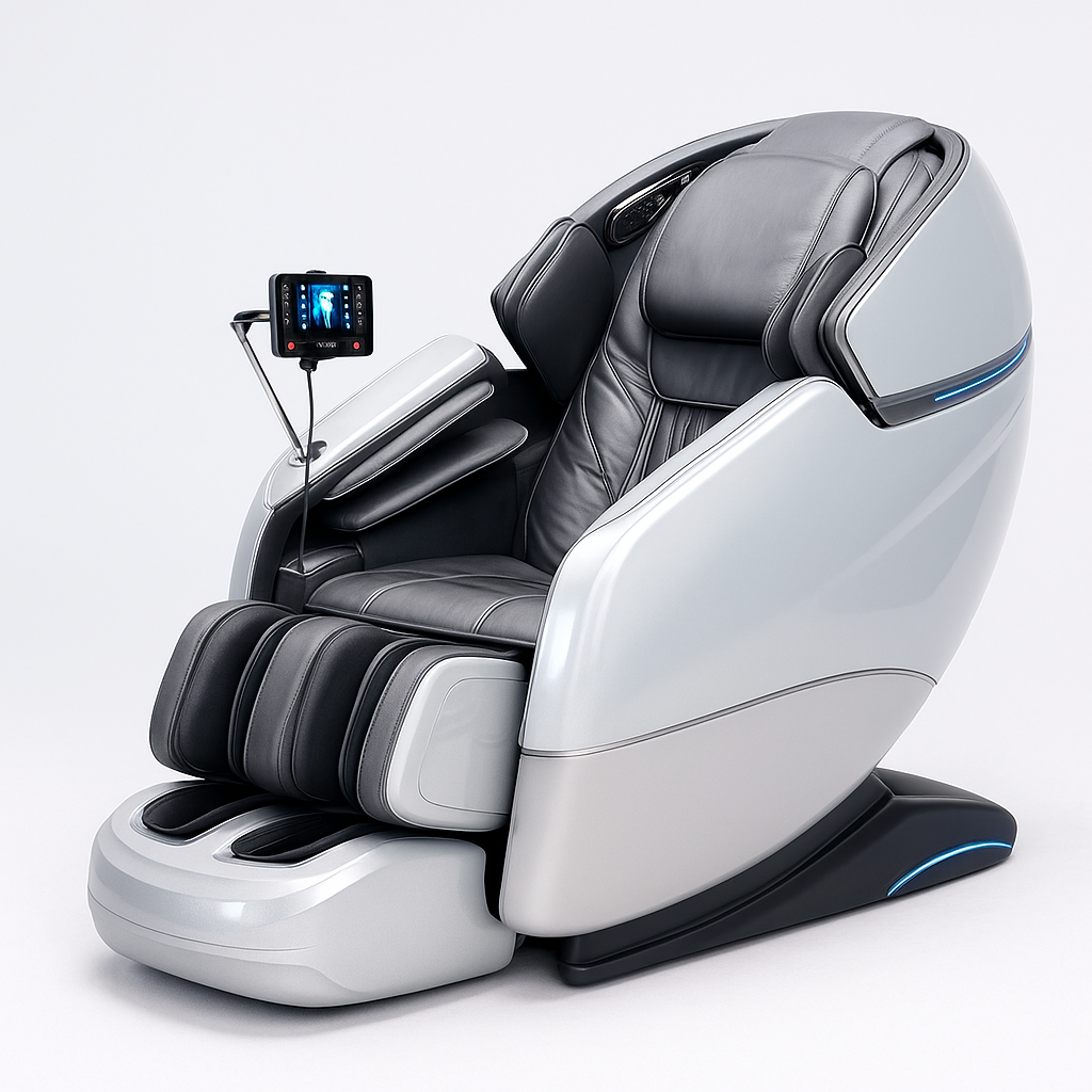 Massage Chair Built for Ultimate Relaxation, AI Body Scanning, Zero Gravity Recline, Heat Therapy Zones