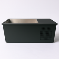 Cold Plunge Tub Engineered for Home Recovery, Integrated 1HP Chiller, 316L Stainless Steel, UV-C Filtration