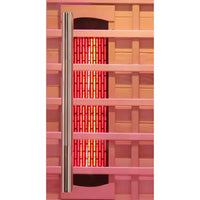 Infrared Sauna Cabin Built to Enhance Home Recovery, Multi-Zone Heating, Canadian Hemlock Wood, Digital Controls